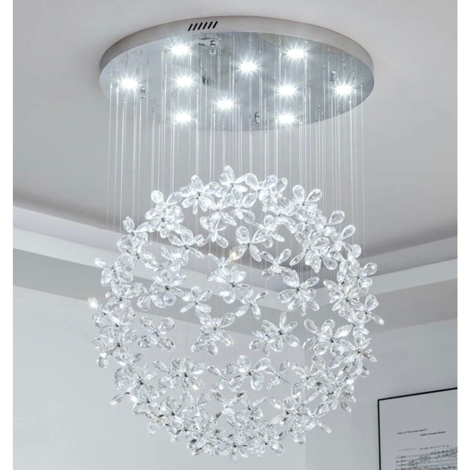 Luxury Crystal Butterfly Ceiling Chandelier - HER Home Design Boutique